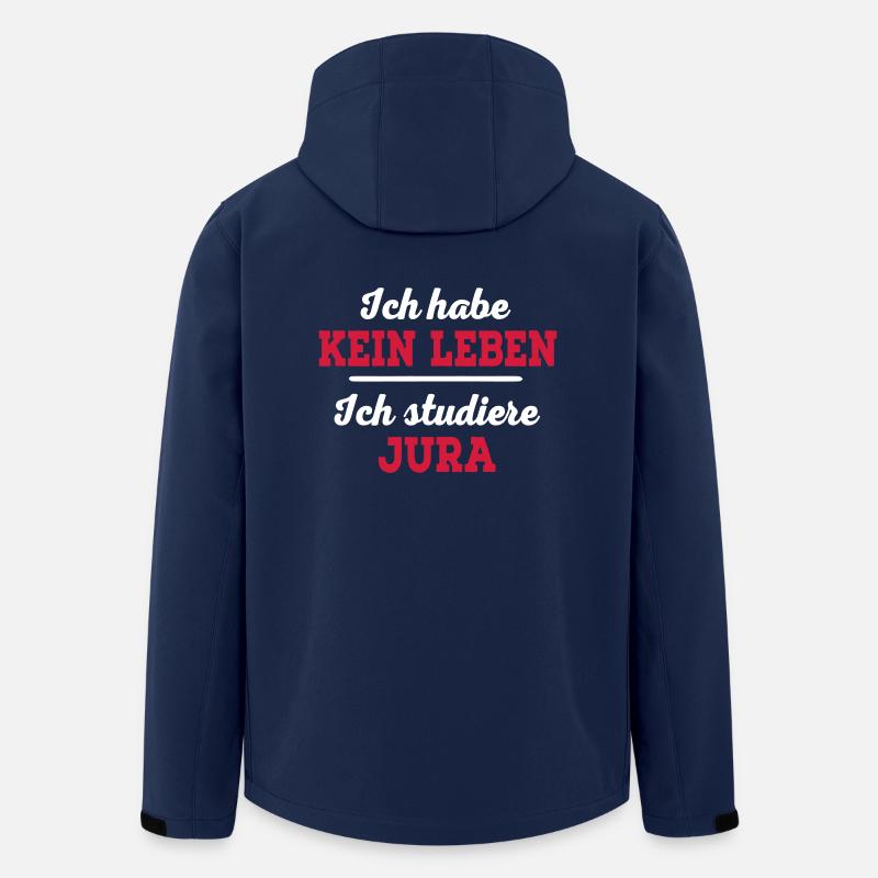 Jura - Recycelte Männer Softshell-Jacke von Stanley/Stella - Navy