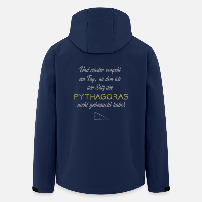 Pythagoras - Recycelte Männer Softshell-Jacke von Stanley/Stella - Navy