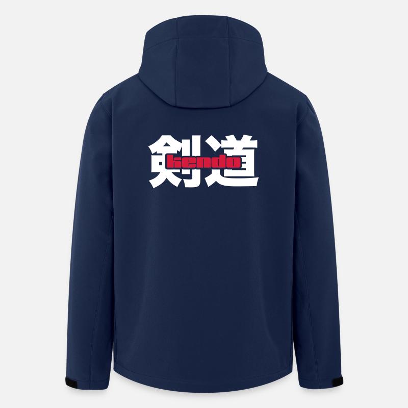 Kendo - Recycelte Männer Softshell-Jacke von Stanley/Stella - Navy