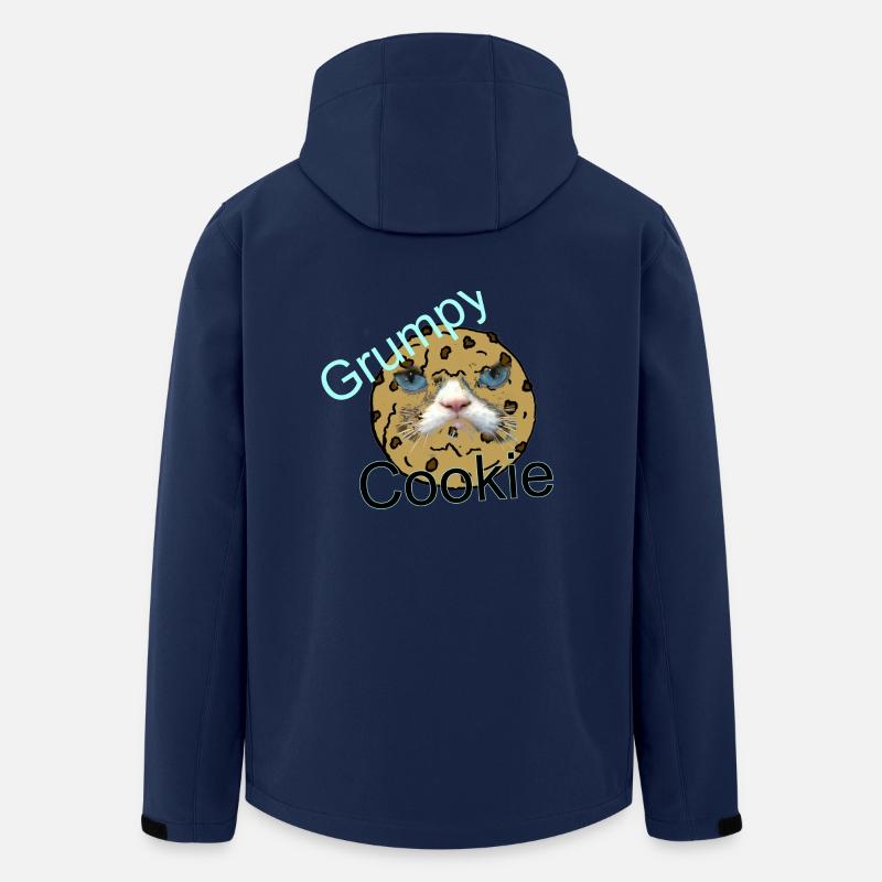 Grumpy Cookie - Recycelte Männer Softshell-Jacke von Stanley/Stella - Navy