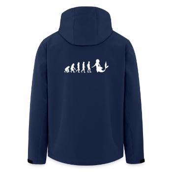 Evolution Nixe Multiple femme cadeau - Veste softshell homme en polyester recyclé Stanley/Stella - marine - Dos - AI Model Male 185 light (185cm)