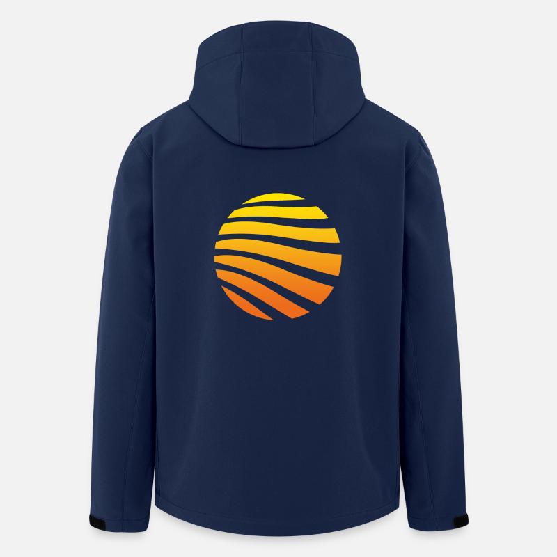 Sunset - Recycelte Männer Softshell-Jacke von Stanley/Stella - Navy