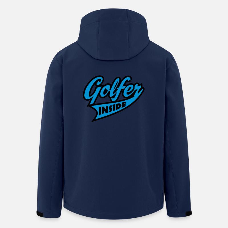 golf - Men’s Recycled Softshell Jacket by Stanley/Stella - navy