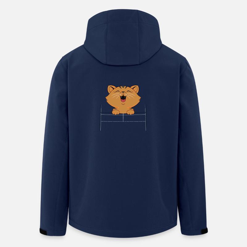 Miezekatze - Recycelte Männer Softshell-Jacke von Stanley/Stella - Navy