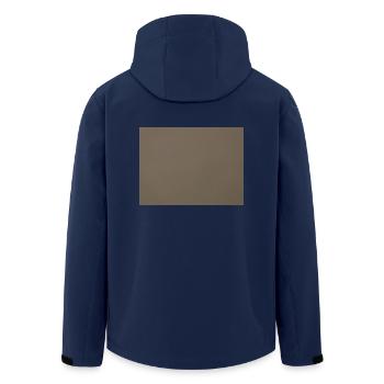Mur marron - Veste softshell homme en polyester recyclé Stanley/Stella - marine - Dos - AI Model Male 185 light (185cm)