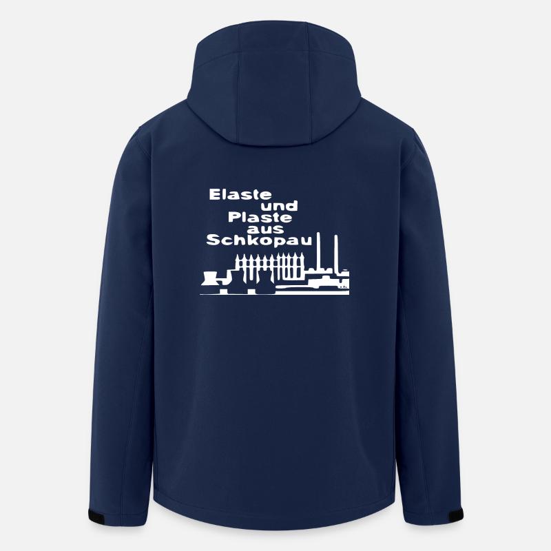 Elaste und Plaste aus Schkopau - Recycelte Männer Softshell-Jacke von Stanley/Stella - Navy
