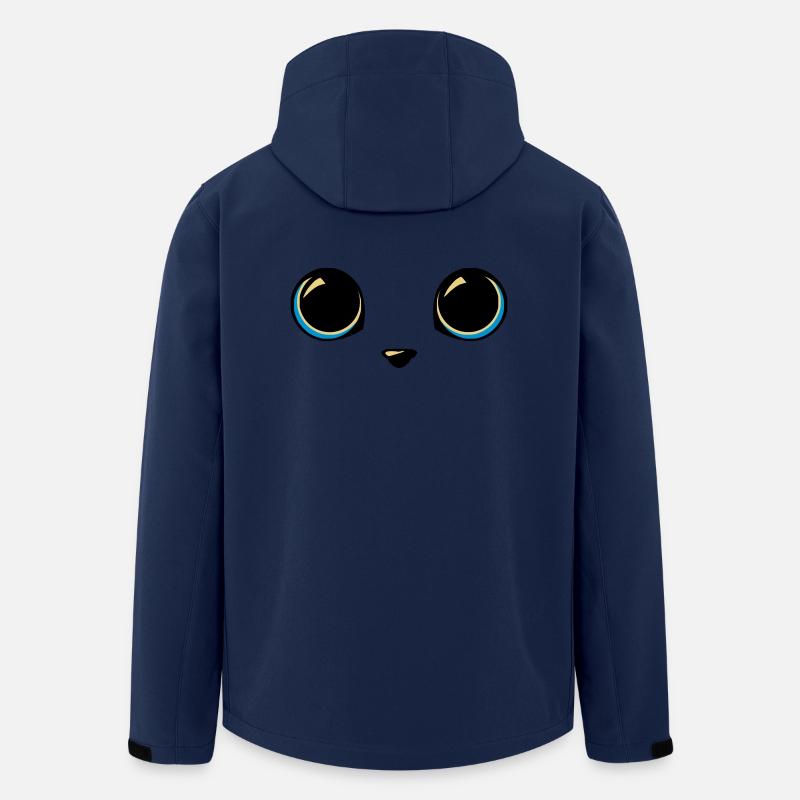 Katzenaugen - Recycelte Männer Softshell-Jacke von Stanley/Stella - Navy