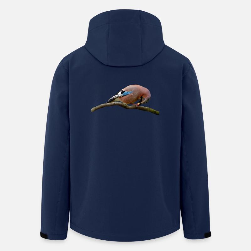 bird vogel voegel animal tiere - Recycelte Männer Softshell-Jacke von Stanley/Stella - Navy