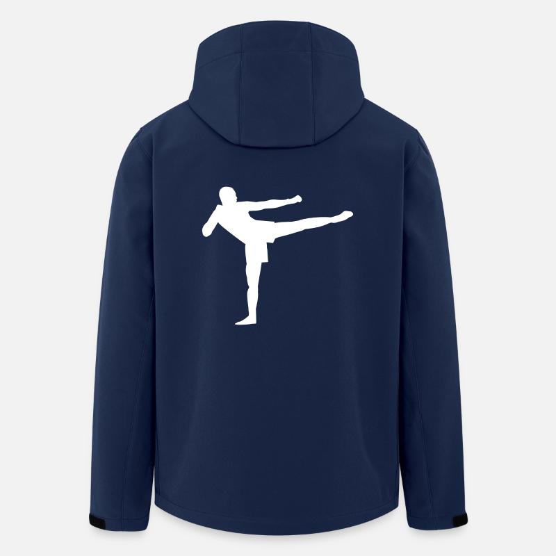 Kickboxer - Recycelte Männer Softshell-Jacke von Stanley/Stella - Navy