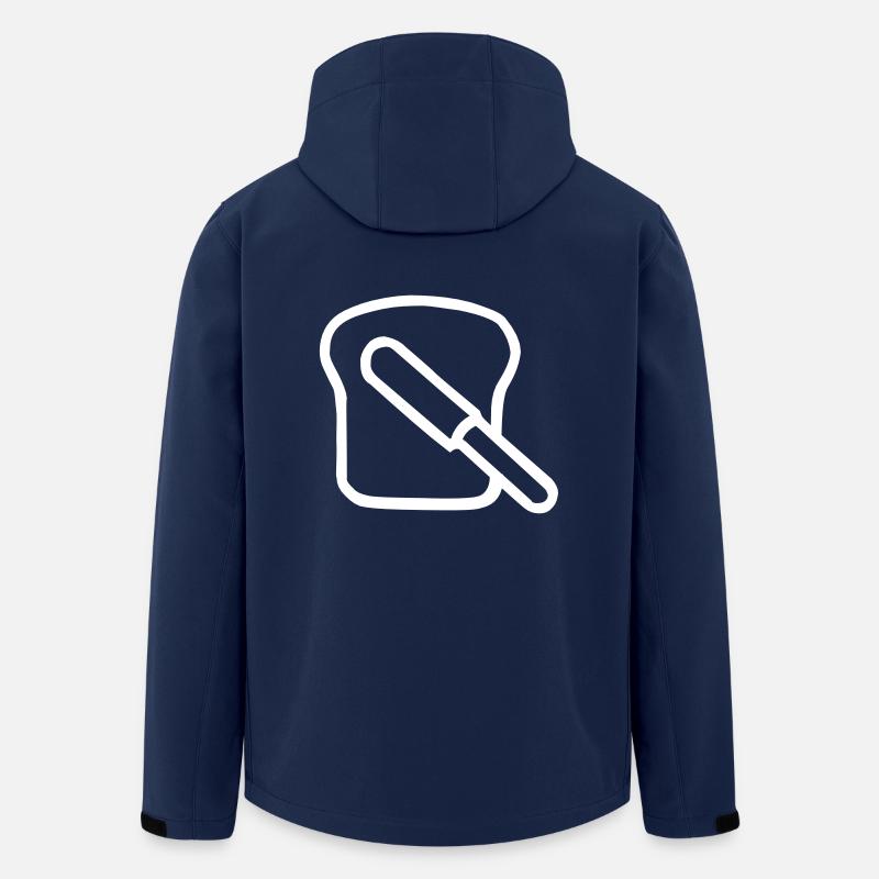 Brotscheibe Streichmesser - Recycelte Männer Softshell-Jacke von Stanley/Stella - Navy