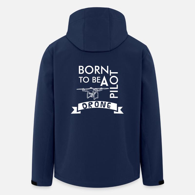 Drohne - Recycelte Männer Softshell-Jacke von Stanley/Stella - Navy