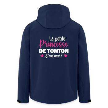 Uncle's Little Princess - Men’s Recycled Softshell Jacket by Stanley/Stella - navy - Back - AI Model Male 185 light (185cm)