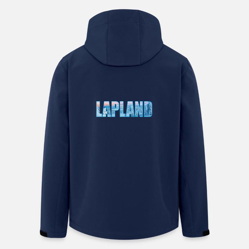 LAPLAND FINNLAND - Recycelte Männer Softshell-Jacke von Stanley/Stella - Navy
