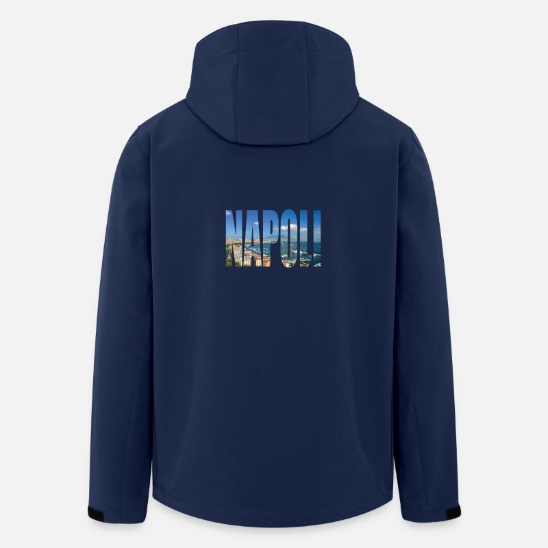 NAPOLI ITALIA - Recycelte Männer Softshell-Jacke von Stanley/Stella - Navy