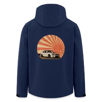 Blobeye Sun - Veste softshell homme en polyester recyclé Stanley/Stella - marine - Dos - AI Model Male 185 light (185cm)