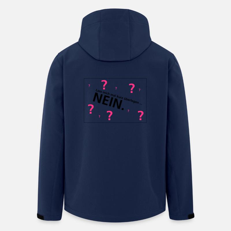 ueberlegen - Recycelte Männer Softshell-Jacke von Stanley/Stella - Navy
