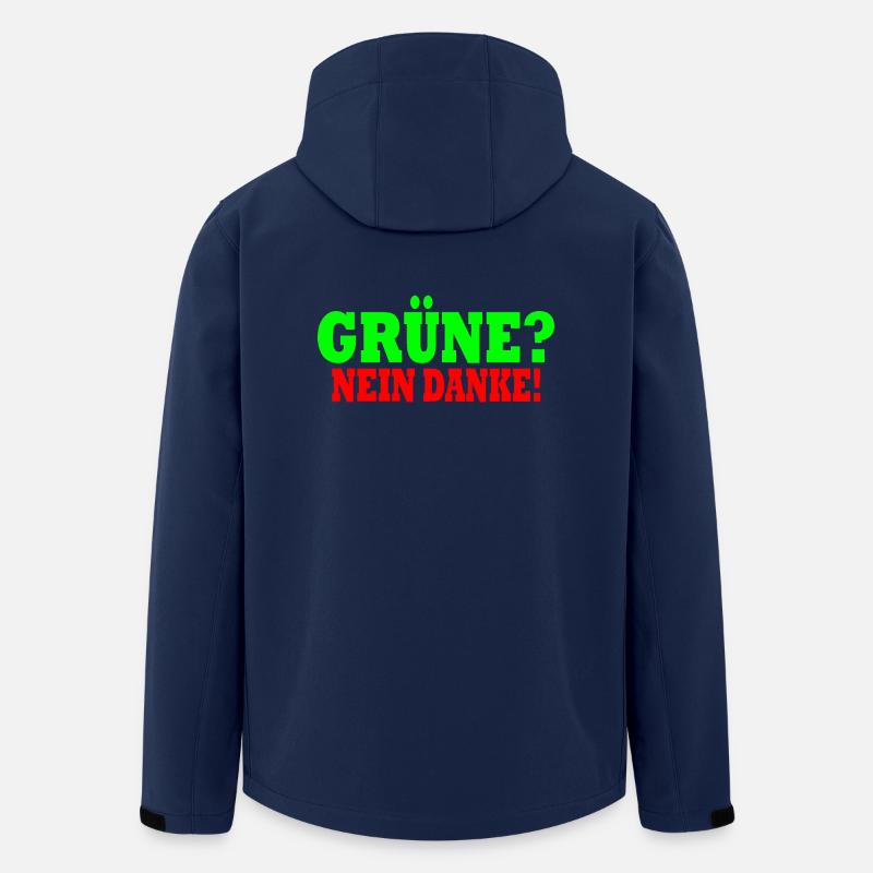 grüne nein danke - Recycelte Männer Softshell-Jacke von Stanley/Stella - Navy