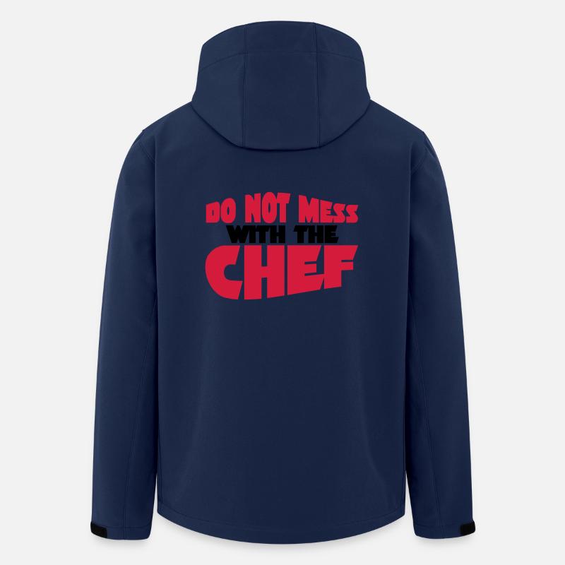 Chef - Recycelte Männer Softshell-Jacke von Stanley/Stella - Navy