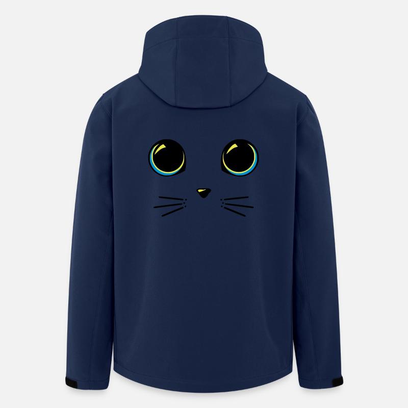 Katzenaugen - Recycelte Männer Softshell-Jacke von Stanley/Stella - Navy