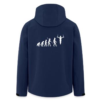 Evolution Gymnastics Gymnastics Acrobatics Gymnastics - Men’s Recycled Softshell Jacket by Stanley/Stella - navy - Back - AI Model Male 185 light (185cm)
