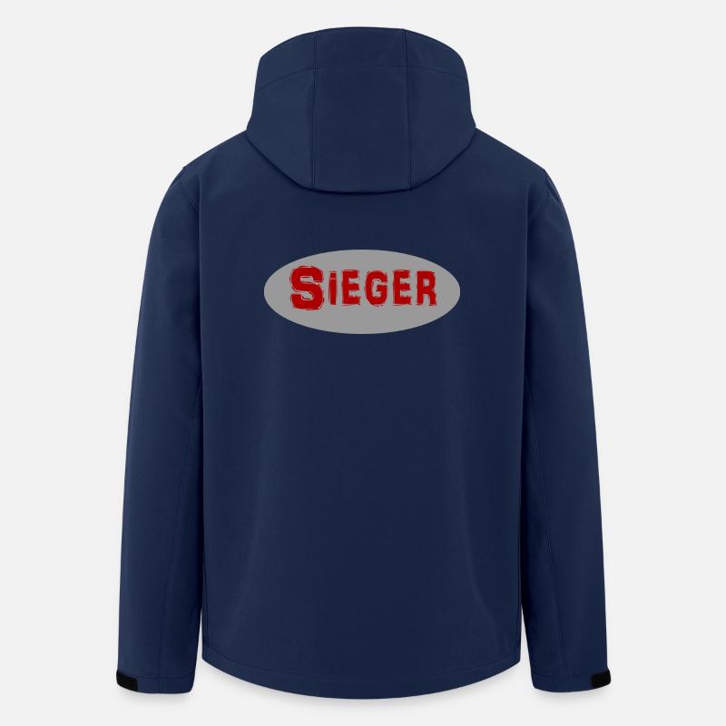 Sieger - Recycelte Männer Softshell-Jacke von Stanley/Stella - Navy