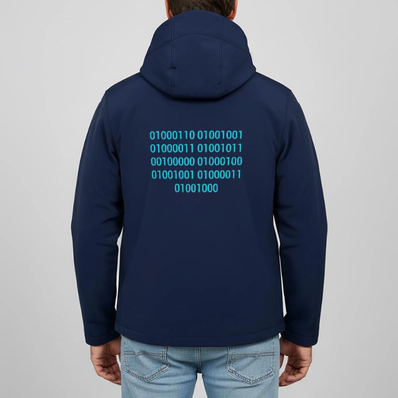 BINARY CODE / BINARY CODE F**K YOU GIFT IDEA Men’s Recycled Softshell Jacket Discoverer by Stanley/Stella