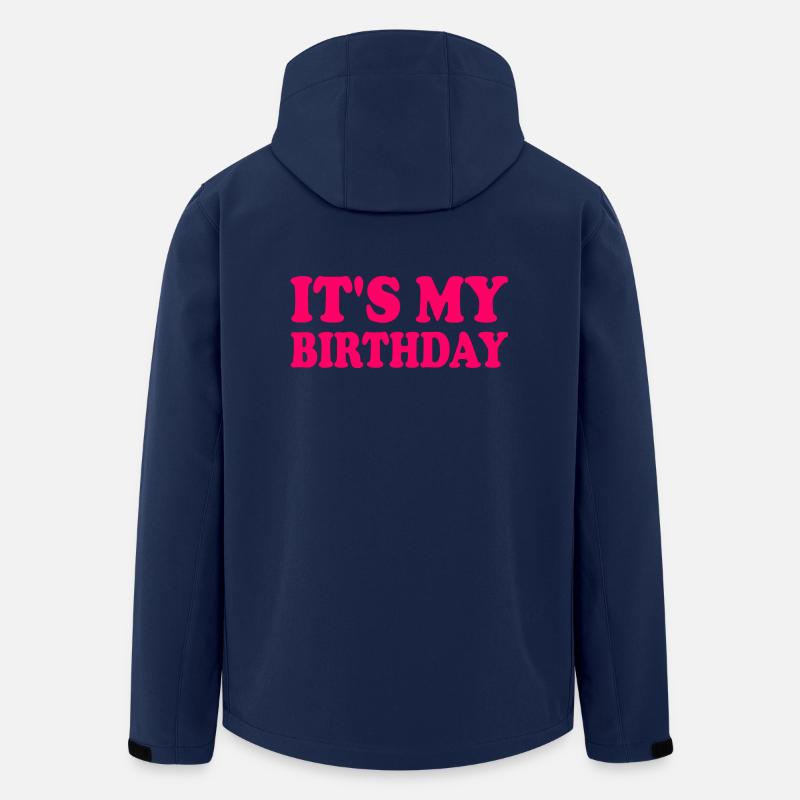 It's my birthday - Men’s Recycled Softshell Jacket by Stanley/Stella - navy