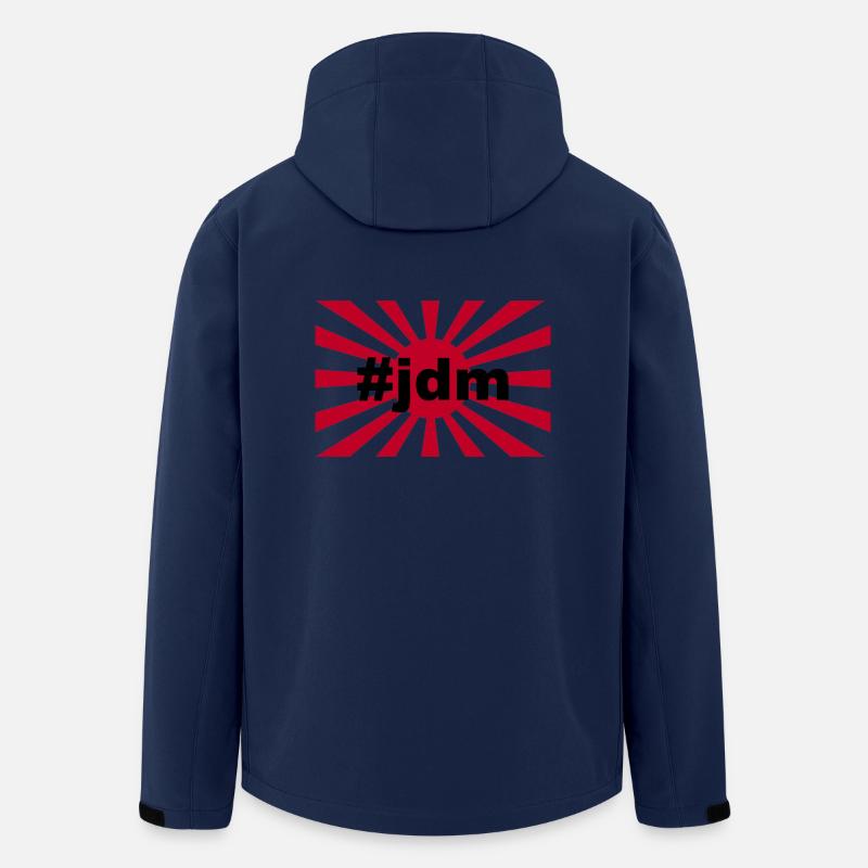 JDM Flagge - Recycelte Männer Softshell-Jacke von Stanley/Stella - Navy