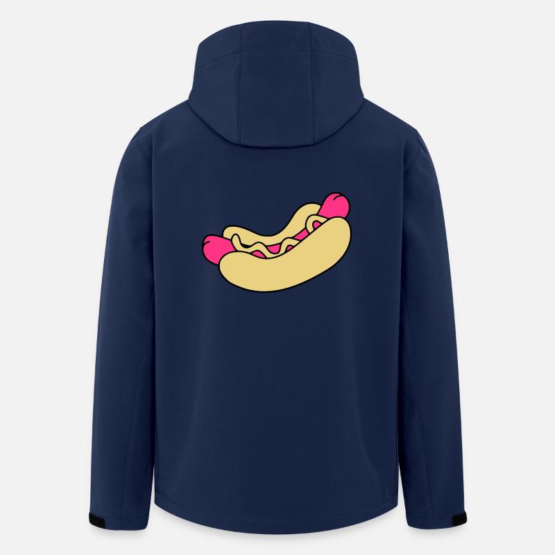Hot Dog - Recycelte Männer Softshell-Jacke von Stanley/Stella - Navy