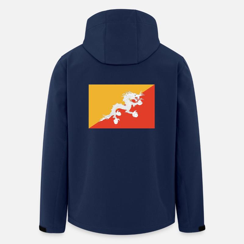 Bhutan - Veste softshell homme en polyester recyclé Stanley/Stella - marine