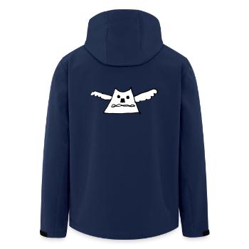 ange doux - Veste softshell homme en polyester recyclé Stanley/Stella - marine - Dos - AI Model Male 185 light (185cm)