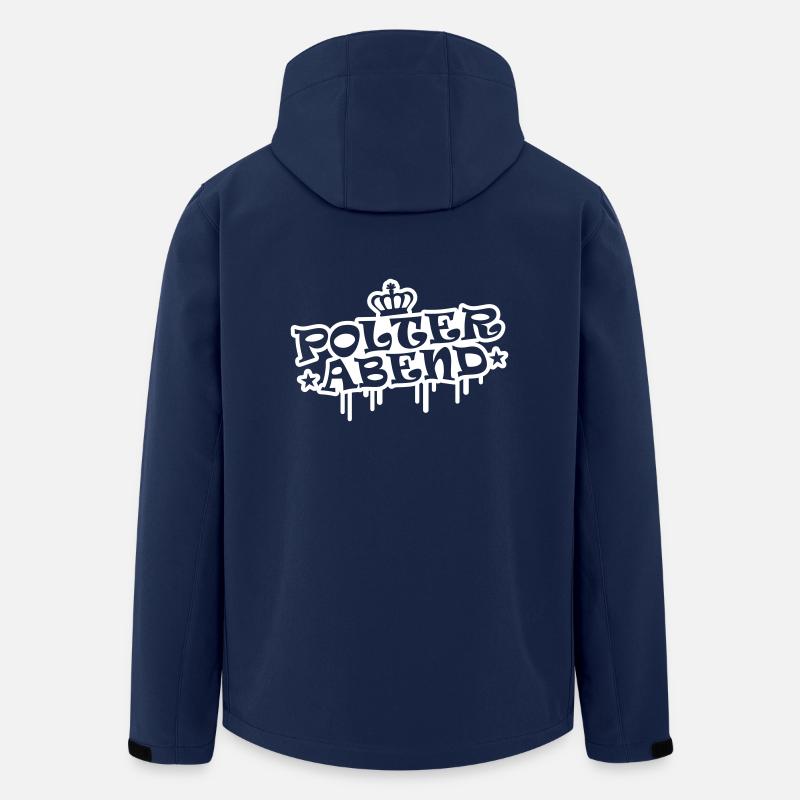 Polterabend Polter Hochzeit - Recycelte Männer Softshell-Jacke von Stanley/Stella - Navy
