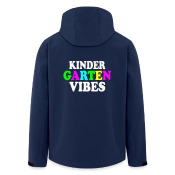 kindergarten vibes - Recycelte Männer Softshell-Jacke von Stanley/Stella - Navy - Hinten - AI Model Male 185 light (185cm)