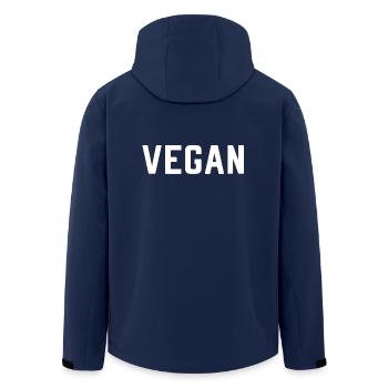 vegan - Veste softshell homme en polyester recyclé Stanley/Stella - marine - Dos - AI Model Male 185 light (185cm)