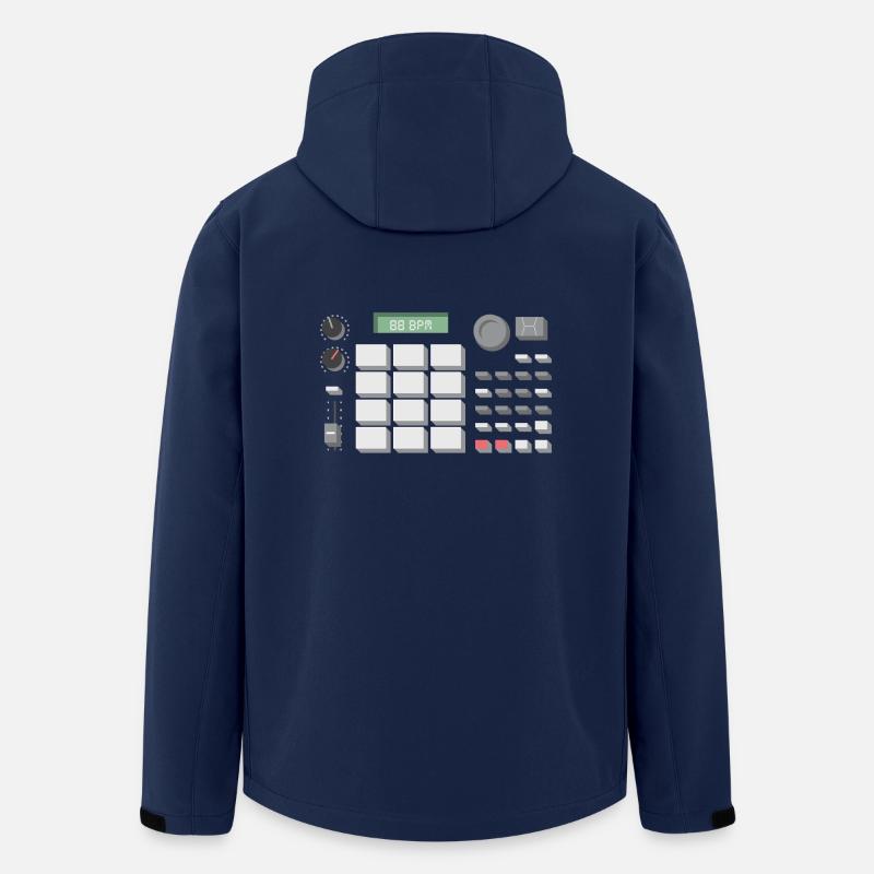 88 BPM MPC 500 - Veste softshell homme en polyester recyclé Stanley/Stella - marine