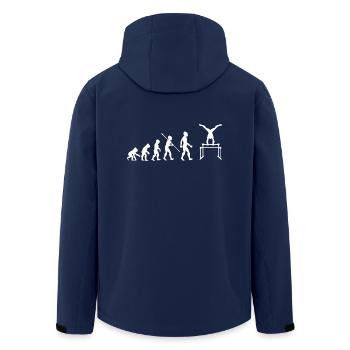 Evolution Gymnastics Gymnastics Gymnastics Sport - Men’s Recycled Softshell Jacket by Stanley/Stella - navy - Back - AI Model Male 185 light (185cm)