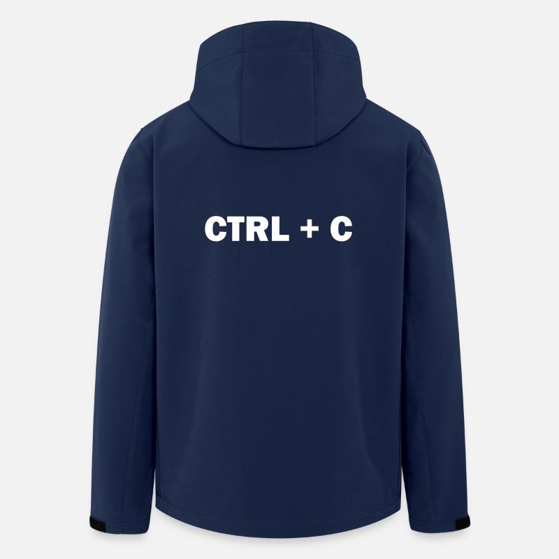 CTRL + C - Recycelte Männer Softshell-Jacke von Stanley/Stella - Navy
