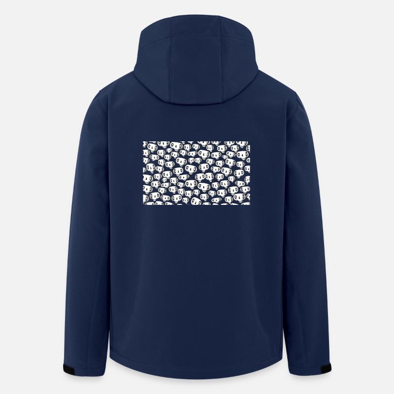 Crânes - Veste softshell homme en polyester recyclé Stanley/Stella - marine