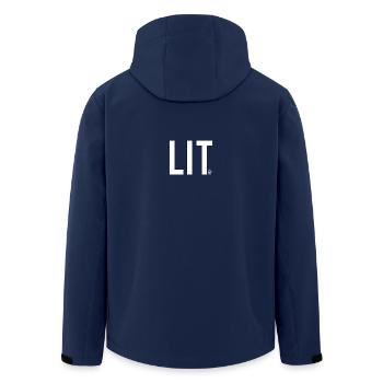 Lit - Veste softshell homme en polyester recyclé Stanley/Stella - marine - Dos - AI Model Male 185 light (185cm)