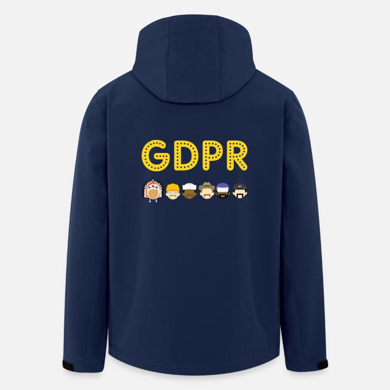 GDPR - Men’s Recycled Softshell Jacket by Stanley/Stella - navy