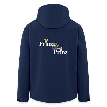 Prinz & Prinz 2 - Recycelte Männer Softshell-Jacke von Stanley/Stella - Navy - Hinten - AI Model Male 185 light (185cm)
