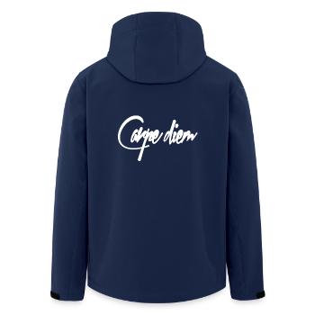 Carpe diem - Veste softshell homme en polyester recyclé Stanley/Stella - marine - Dos - AI Model Male 185 light (185cm)