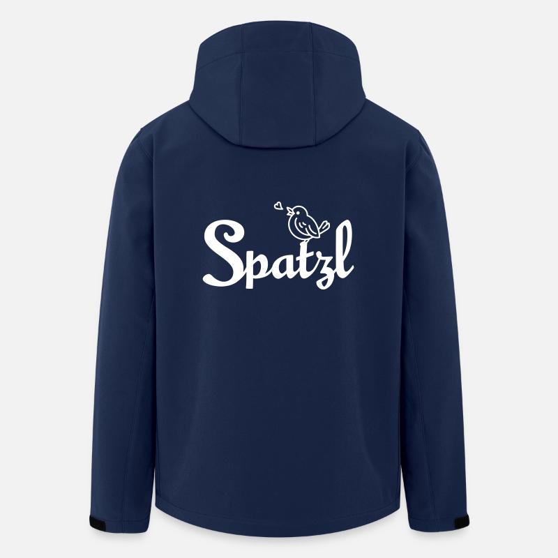 Spatzl – Kosename der Bayern - Recycelte Männer Softshell-Jacke von Stanley/Stella - Navy