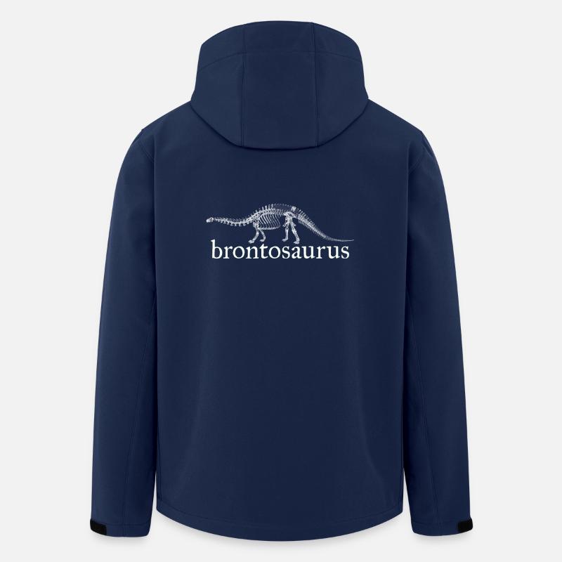 Brontosaurus Dinosaurier - Recycelte Männer Softshell-Jacke von Stanley/Stella - Navy