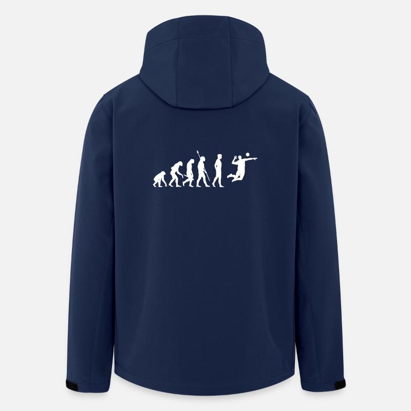 Volleyball Evolution - Veste softshell homme en polyester recyclé Stanley/Stella - marine