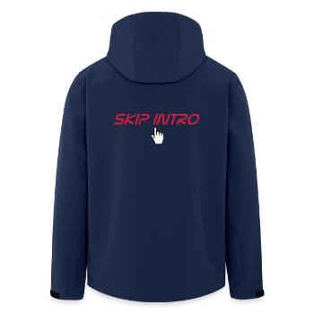 skip intro - Veste softshell homme en polyester recyclé Stanley/Stella - marine - Dos - AI Model Male 185 light (185cm)