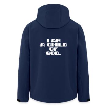 Child of God - Veste softshell homme en polyester recyclé Stanley/Stella - marine - Dos - AI Model Male 185 light (185cm)