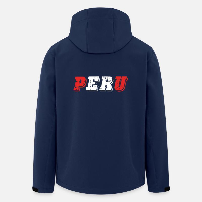  du Pérou - Veste softshell homme en polyester recyclé Stanley/Stella - marine