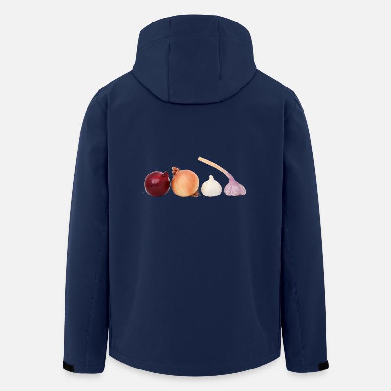 Onions garlic gift idea - Men’s Recycled Softshell Jacket by Stanley/Stella - navy