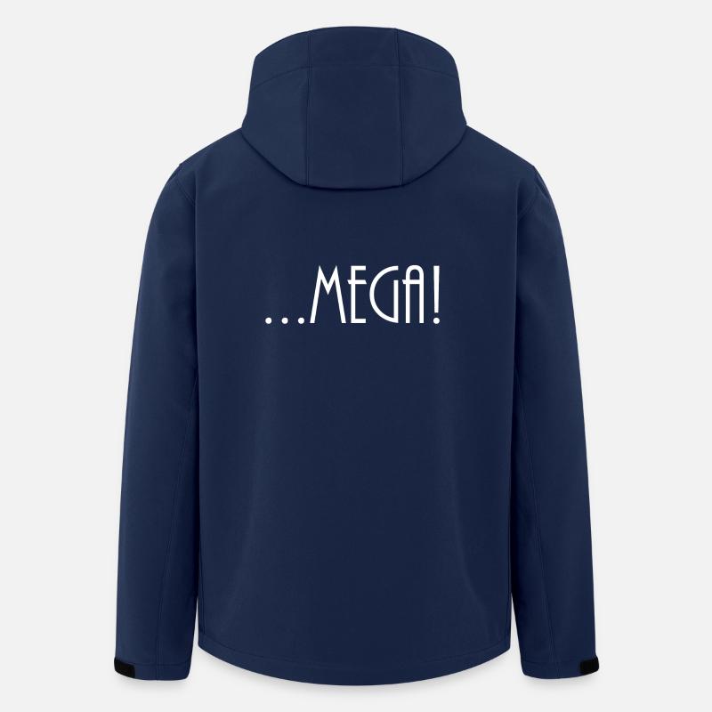 Mega - Recycelte Männer Softshell-Jacke von Stanley/Stella - Navy